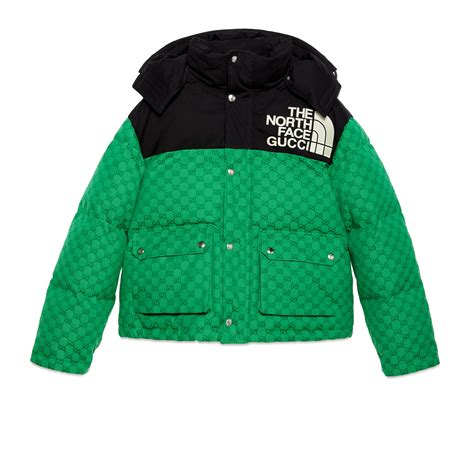 north face gucci coat green|north face gucci shop online.